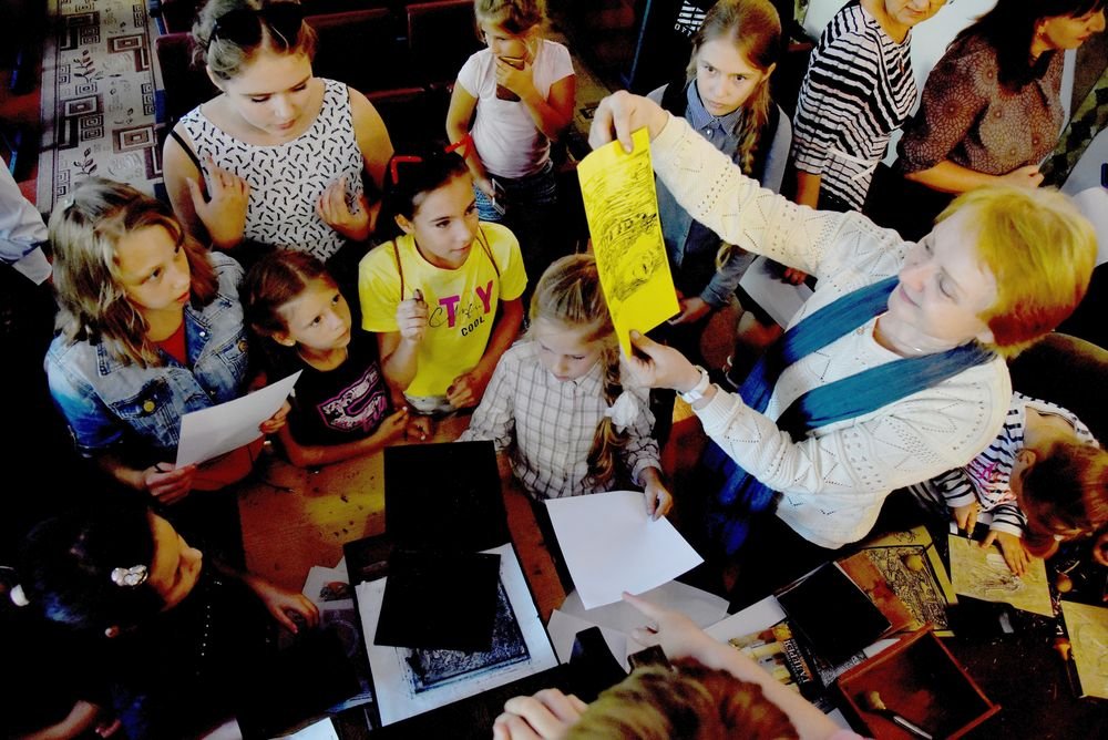 «Путешествия Гравёрной мастерской». Встреча с учащимися Оршанской школы искусств.